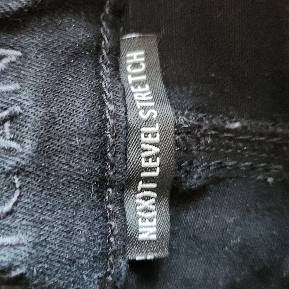 American Eagle black high waisted shorts womans size 0 - Picture 4 of 7